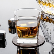 XY?French Bow and Arrow Lemeiya Square Wine Glass Whiskey Shot Glass Household Octagonal Glass Beer Cup Drinking Cup Tea