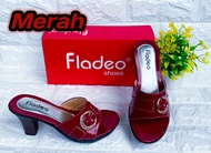 PROMO..Sandal Fladeo High Heels Premium 7 cm / Sandal wanita Terbaru / Sandal Jinjit Wanita / Sandal