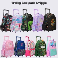 Smiggle Trolley Bag For Elementary School Children/Smiggle Trolley Bag/SD Trolley Bag