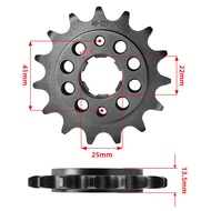 Big Picture: 525-15T 20Crmnti Carburized Forged Front Sprocket For Honda Cbr400 FF