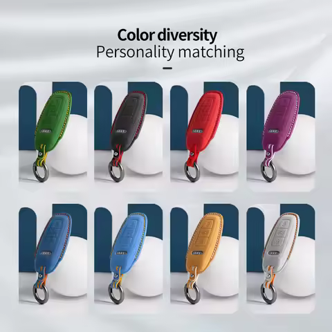 Key case Audi A6 New suede Car Key protection shell For Audi A3 A6 A7 A8 C8 D5 Q4 Q5 Q7 Q8 S6 S8 S7 