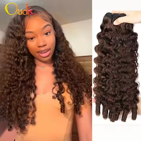 Chocolate Brown 3A 4C Burmese Curly Bundles Raw Hair Bundles Human Hair Extension Vietnamese Pixie C