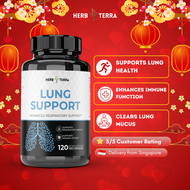[SG] Herb Terra Lung Detox Supplement - Natural Cleanse & Respiratory Support Airway Health Booster 