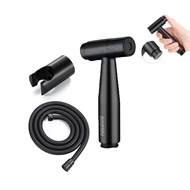 BLACK BUTTON EASY  SAFE Quality Handheld Stainless Steel Bidet Spray Set | Toilet Bidet Sprayer home hotel