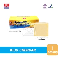 (Repack 1 Potong) Diamond Cheddar Cheese Keju Cheddar