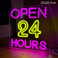 FURTHERLUX Open Signboard Custom Welcome USB Neon Signboard for Shop Signage Decoration
