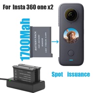 1700mAh Insta360 ONE X2 Rechargeable Lithium battery and Micro USB battery charger for Insta 360 One