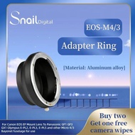 Eos-m4/3 Camera Mount Adapter Ring For Canon EOS EF Mount Lens To Panasonic GF1 GF3 GX1 Olympus E-PL