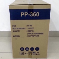 (532/020) HOT ITEM【1 Carton】Benxon PP360 PP Cup - 12oz PP Hygienic Cup -PP Plastic Cup ( Cup Only )