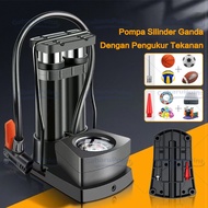 Pompa Ban Mini Foot Pump/Pompa Sepeda Motor Mobil/Portable High Pressure Pompa Angin Kaki Untuk Ban 