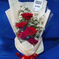 Bucket bunga mawar asli di bogor/bunga buket/buket hadiah