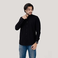Kemeja Pique Hey Man LS Material CVC Pique 24S Premium