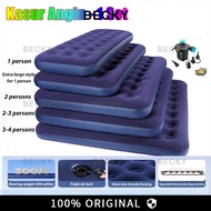 1 Set BECKY Air Mattress Double Air Bed Bestway Air Mattress + Bestway manual Pump Package