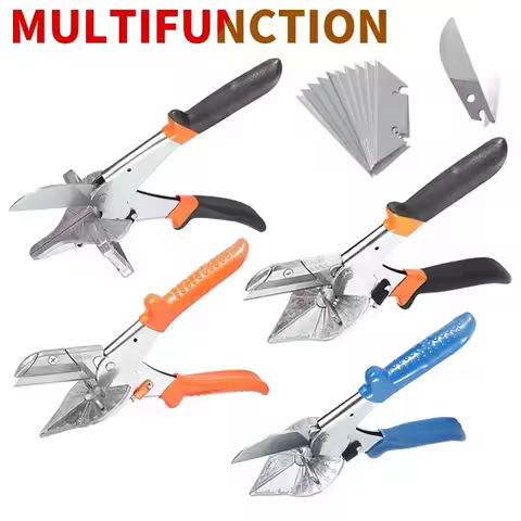 Multi Angle Miter Shear Cutter Adjustable Angle Scissors 45-135 Degree Cut Wood and PVC PE PPR Plast
