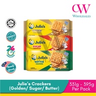 Julie's Crackers 331g Golden 343g Sugar and 395g Butter
