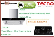 TECNO HOOD AND HOB FOR BUNDLE PACAK ( KD 3088 &amp; T 333TGSV ) / FREE EXPRESS DELIVERY