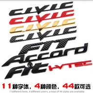 Emblem Logo Carbon Fiber Color Accord Civic City I-Vitec