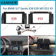 9 Inch Car Frame Fascia Adapter For 1995-2003 BMW 5 (E39) (9INCH) 1999-2006 BMW X5 (E53) (9INCH) And