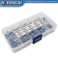 100pcs/Box RM065 Potentiometer Adjustable Resistor Kit 500 - 1M Ohm Multiturn Trimmer Potentiometer 