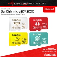 SanDisk Ultra A1 microSD Nintendo Switch - Licensed Memory SD Card 120MB/S Class 10 - 64GB-512GB
