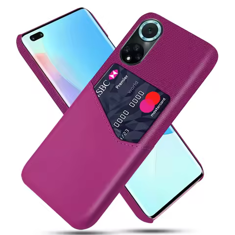 Nova 9 Card Slots Cover Business Funda On The For Huawei Nova 9 8 SE 7 Pro 5G 7i 8i Y7a Y9a Y9s Y5p 