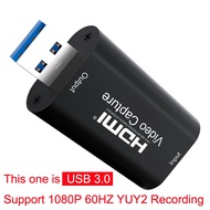 Bộ chuyển đổi tín hiệu HDMI sang USB 2.0 HDMI Video Capture - Thẻ ghi video 4K 1080p USB 3.0 USB 2.0