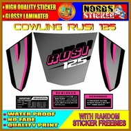 COWLING MASKARA RUSI 125 STICKER DECALS