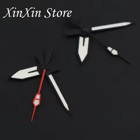 Black Watches Pointers C3 Luminous Replacement Accessory Parts Fits For NH35 4R35 4R36 7S Automatic 