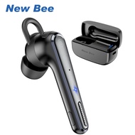 New Bee M52 หูฟังบูลทูธ ไมโครโฟนคู่ cvc8.0การอัพเกรดลดเสียงรบกวน 50Hours คุยโทรศัพท์นานต่อเนื่องสูงส