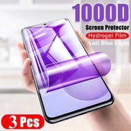 3Pcs Anti Blue Light Hydrogel Screen Protector For Vivo Y300t Y300i Y300 Pro Plus GT 5G HD Clear Sof