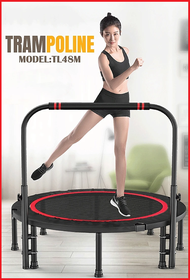 Sàn nhún tập thể dục Trampoline hỗ trợ tập gym tại nhà hiệu quả Tấm bạt lò xo 48 inch Trampoline với