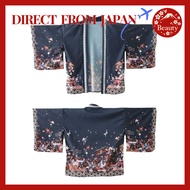 Japan Fushimi Inari Dark Green Happi Coat Haori Summer Festival Temple Shrine Cosplay Korean Style【D