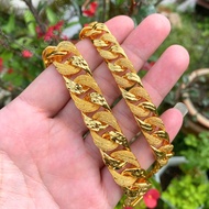 Rantai Tangan Lipan Benson Emas Suasa Gold Plated Round Benson Bracelet Gelang