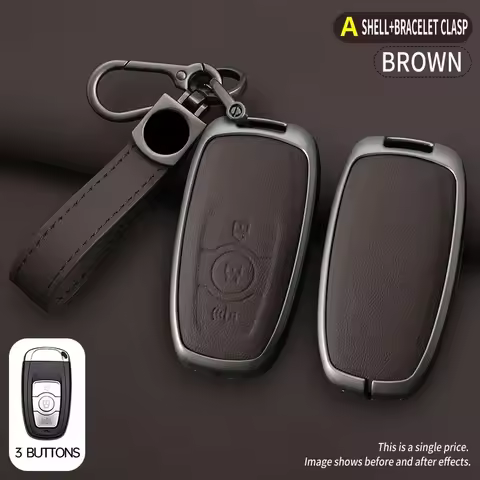 zinc alloy 3 Buttons Car Key Case Cover Shell Holder For Haval Jolion F7 H9 H6 H2 F7X F7H H8 H3 H4 H