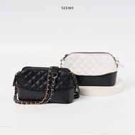 Túi xách nữ mini đeo chéo da chần năng động SEEME Libra Bag