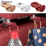 OKCATZONE 2Pcs Car Seat Hook Car Interior Accessories For Grocery Bag Car Headrest Hanger 20KG Load-