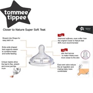READY Tommee Tippee Nipple / Dot / Teat Replacement Super Soft