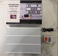 「 A4 size 燈箱 + 96張彩色字母數字表情符號卡 」led 燈箱 led燈箱 LED 訊息燈箱 a4 數字卡片 結婚裝飾 字母數字卡 LED燈箱 數字卡 字母燈箱 字母數字卡片 字母卡片 l