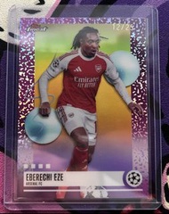 topps finest 2026 arsenal 阿仙奴 eberechi eze 球員卡 英超 限 /25