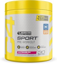 C4 Sport Pre Workout Powder Watermelon - NSF Certified for Sport + Preworkout Energy Supplement for 