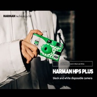 Harman disposable b&w film camera hp5 with bear plush mini album (27 Shots)