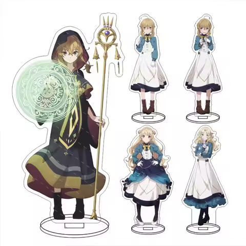 Anime Secrets of the Silent Witch 15cm Acrylic display stand models,Monica Everett and home decorati