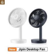 【Hot sale】 Youpin Jipin 5W USB Desktop Table Fan 4000mAh USB Rechargeable 4 Modes Speed Cooling Fan Low Noise for Home O