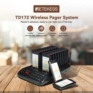 Wireless Calling System Restaurant Mesin Antrian 20 Pager