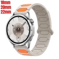 Silicone Magnetic Loop Straps For Huawei watch GT 6-5-4-2e-3-3-SE pro 41mm 46mm sport bracelet HuaWe