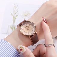 นาฬิกาข้อมือ JULIUS ของแท้นาฬิกาควอตซ์ผู้หญิงสายหนังแท้ลำลองอินเทรนด์แฟชั่นเรียบง่ายแนวเกาหลีสำหรับนักเรียนหญิง