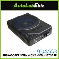 Soundstream Active Subwoofer with 6 Channel (10") DSP SB.106AD