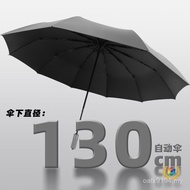Student Umbrella Large Thickened Strong Automatic Advertising Umbrella logo Male 125cm Cover Double 