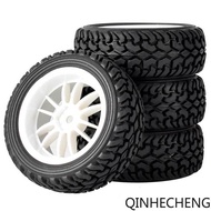 4pcs RC 6031-8019 74MM Rally Tires Tyre Wheel Rim For 1:10 1:16 HSP HPI Wltoys SAKURA D3
