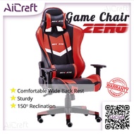 Gaming Chair ZERO E-Sports Secret Home PU Leather Adjustable Armrest Ergonomic Footrest Computer Lab Office Seat